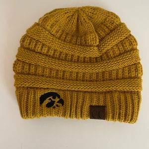 Knit Iowa Hawkeye Hat